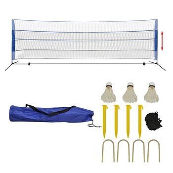 Red De Bádminton Con Volantes 500x155 Cm Vidaxl