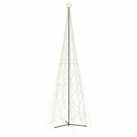 arbol de navidad conico blanco calido con 3000 led 230 x 800 cm vidaxl