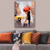 pintura decorativa lienzo 61328749170100 multicolor 70x100 cm