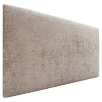 dhome cabecero de lana natural 90x60cm para camas 8090 - marron claro