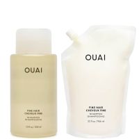 ouai fine shampoo and refill bundle