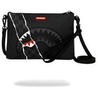 sprayground bolso center rip revealing gray check crossover para hombre