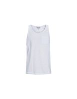 camiseta jack and jones tampa slub hombre blanco