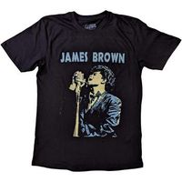 james brown tops y camisetas holding mic para mujer