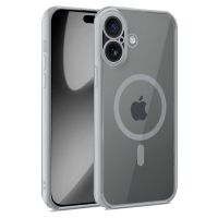 carcasa cool para iphone 17 magnetica borde plata