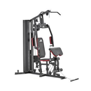 Multiestación Adidas Home Gym - 70kg - Acero - Placas - Con Press Piernas - Poleas