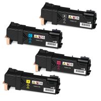 compatible multipack xerox workcentre 6505 printer toner cartridges 4 pack -106r01597