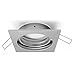 aro empotrable intake cuadrado rotativo con tierra l8xan8xal22cm niquel