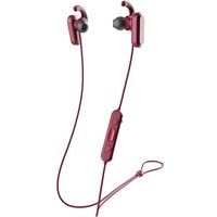 skullcandy method s2nqw-m685 wireless bluetooth noise-cancelling sports earphones - red  black red