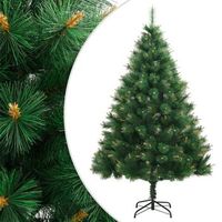 arbol de navidad  decoraciones de navidad artificial con bisagras y soporte 210 cm cfw108915