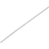 silver 2mm wide spiga chain - 18in - f8812