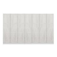 armario kale country-2454 blanco 315x190x52 cm