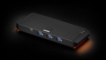 ATEN Conmutador para puertos USB compartidos 2 x 4 (tipo de host: A + C)