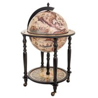 mueble botellero globo terraqueo 60x60x95