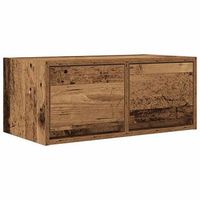 mueble para tv  mueble de salon  mesa de tv madera contrachapada envejecida 60x31x255 cm