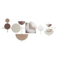 decoracion pared metal 110x64x49 moderno