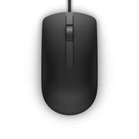 dell optical mouse-ms116 black