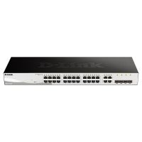 d-link dgs-1210-28e smart switch gestionado 24 puertos ethernet gigabit  4 puertos combo 1000base-tsfp