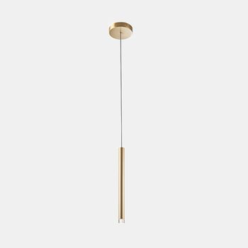 Leds C4 Candle - Lámpara Colgante Led 4.8w Blanco Cálido 2700k Y 226 Lúmenes. Latonado