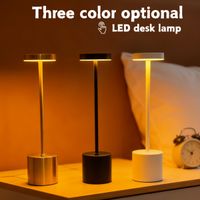 lampara de escritorio led ambiental carga usb luz nocturna interior regulable por control tactil adecuada para decoracion del hogar y habitaciones