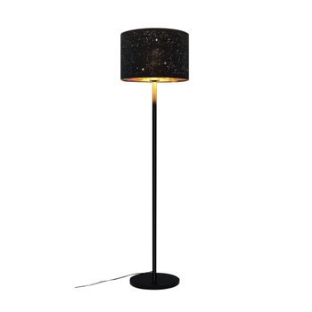 Alger ii - lámpara de pie de metal, color negro, 30 cm, e27