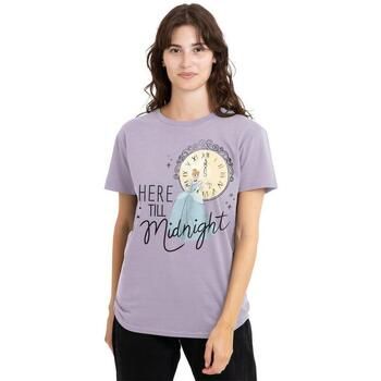 Cinderella Camiseta Here Till Midnight para mujer