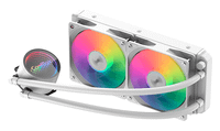 refrigeracion liquida cpu coolbox infinite liquid 240 blanco argb