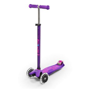 Micro Mobility Maxi Micro Deluxe Led Niños Patinete Clásico Púrpura