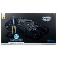 dc multiverse vehiculo tumbler con lucuis fox the dark knight