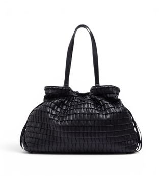 Liu Jo para mujer. AF6098-E1169 Bolso grande Riccy gofrado negro (OSFA), Casual, Poliéster