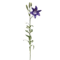 tallo de lirio rubrum artificial morado h98