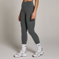 mallas de cintura alta tempo para mujer de mp - gris oscuro - xs
