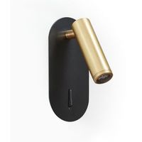 exo lighting - empotrable de pared dirk led smd 140w 3220lm cri80 3000k negro amarillo