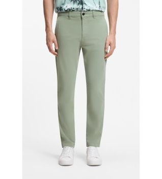 BOSS para hombre. 50559286 Pantalón Chino Tapered verde (34/36), Casual, Algodón