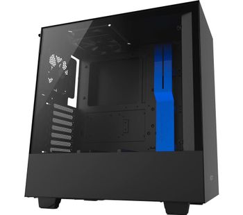 H500 ATX Mid-Tower PC Case - Blue & Black, Blue