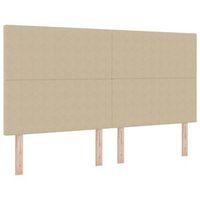 cabecero con cabecera verde grisaceo 180 cm tela de rayas