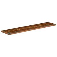 tablero mesa  tablero escritorio rectangular madera maciza reciclada 140x20x38 cm