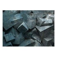 papel pintado 3d - avalancha de piedra 300x210 cm