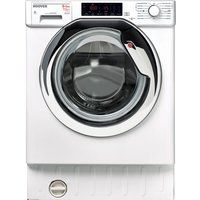 hoover hbwd 8514tahc integrated 8 kg washer dryer - white white