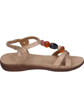 Sandalias Planas Para Mujer Amarpies Ako28550 Marrón 37