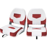 sillas plegables para barco2 asientos para barco costway 50 x 52 x 42 cmrojo
