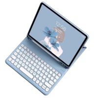 royal bailey ty-op116 funda con bluetooth teclado para oppo pad 2 1161oneplus pad 1161 azul