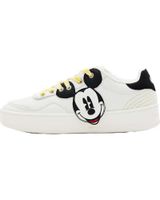 de desigual zapatillas desigual fancy mickey para mujer blancas white