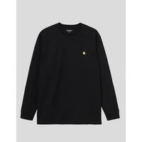 carhartt camiseta manga larga camiseta chase ls tee black para hombre