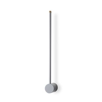 Lámpara De Pared Sword-13481 Gris Metal 62 Cmx10x 7 Cm