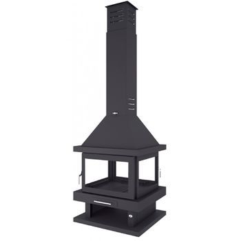 Chimenea Leña Frontal 4 Caras C-204 - Fm Calefaccion..