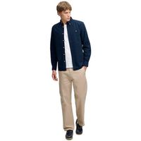 superdry camisa manga larga oxford para hombre