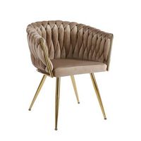 silla widny golden terciopelo de terciopelo 875644 cm - champan