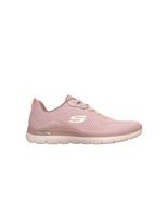 zapatillas skechers arch fit summits - daily flow mujer rosa claro