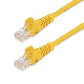 Cable de red StarTech Cat5e UTP 5m amarillo RJ45 sin enganches